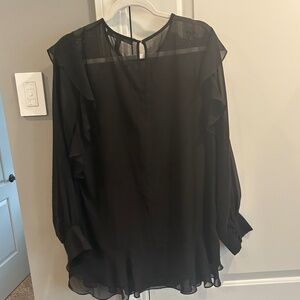 White House Black Market Sheer Top